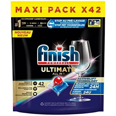 Image de Finish Ultimate Regular Tablettes Lave Vaisselle 42 pièces