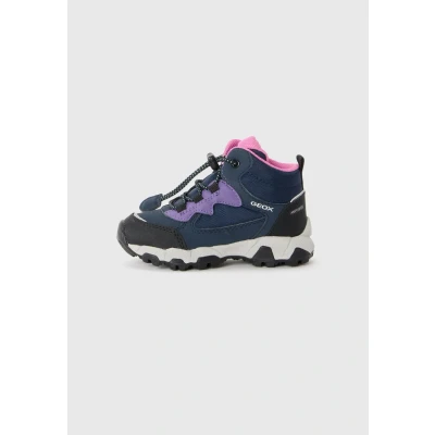 Image de Geox J Magnetar G. B ABX Basket, Bleu Marine Violet, 39 EU