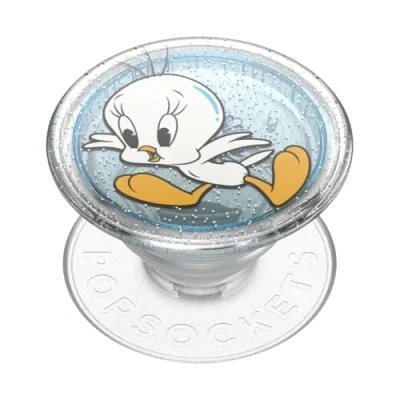 Image de PopSockets Poignée Glitter Translucent Fly, Tweety!