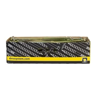 Image de CT Lot de 50 vis à tête plate Torx TX avec Jaune galvanisé 8 x 340 mm