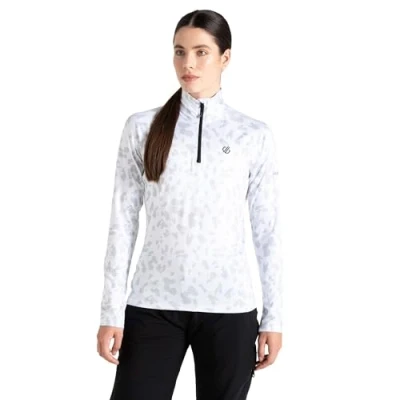 Image de Dare2b Divulge Core Stretch Pull De Ski Femmes (Taille : M/38, Blanc)