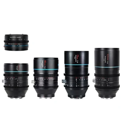 Image de SIRUI T2.9 Kit anamorphote 1,6X Plein Format E Mount avec Adaptateur 1,25 x (35 mm, 50 75 100 mm)