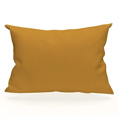 Image de Soleil d&#039;ocre TAIE US VP 50X70 Moutarde Coton