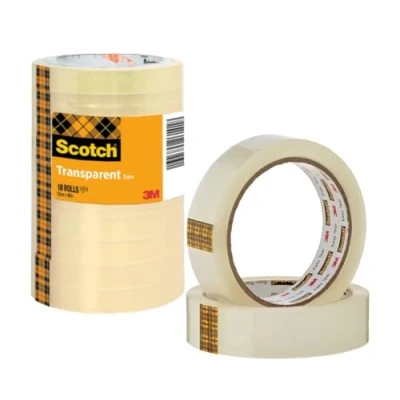 Image de 3M 5081566 Klebeband Lot de 10 rouleaux ruban adhésif transparent 66 m x 15 mm