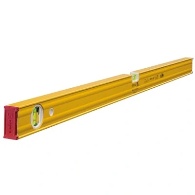 Image de STABILA Niveau à bulle Type 80 AS, 100 cm, profilé alu renforcé, 1 fiole horizontale, verticale, antidérapant intégré, Made in Germany