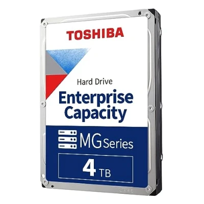 Image de Toshiba 4TB Enterprise Internal Hard Drive MG Series 3.5&#039; SATA HDD Mainstream server and storage, 24/7 Reliable Operation, Hyperscale cloud storage (MG08ACA16TE)