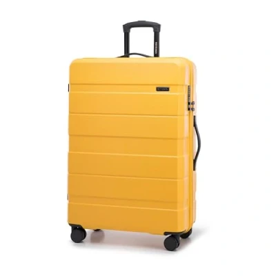 Image de WITTCHEN COMODO Line Grande Valise de Voyage Bagage Rigide en ABS Serrure TSA Taille L Jaune