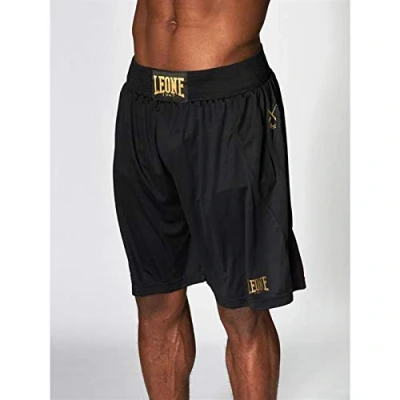 Image de LEONE 1947, Short de Boxe, Noir, M, ABE11