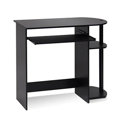 Image de Furinno Bureaux d&#039;Ordinateur, Bois, Expresso/Noir, Taille Unique, Espresso, One Size