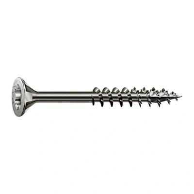 Image de SPAX Lot de 180 vis universelles, 5 x 60 mm, filetage partiel, tête fraisée, T STAR plus T20, 4CUT, acier inoxydable A2 8000000276576