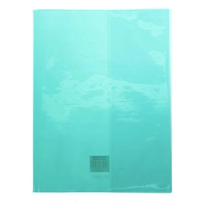 Image de Calligraphe 73002AMZC Un Protège Cahier Cristalux Bleu 17x22 cm 22/100ème avec Porte Étiquette PVC Transparent Lisse