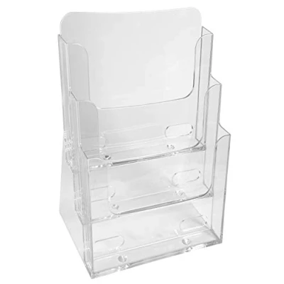 Image de Exacompta 74158D Presentation Porte documents 15,50 x 23,70 33,90 cm Cristal Lot de 4