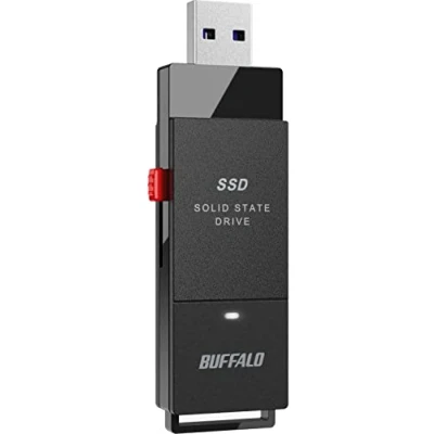 Image de BUFFALO SSD externe 1 To jusqu&#039;à 600 Mo/s USB C A 3.2 Gen 2 (compatible avec PS4/PS5/Windows/Mac) Clé ‎SSD PUT1.0U3B
