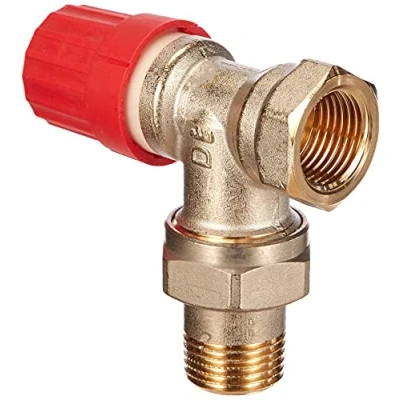 Image de Danfoss DANFTHE12 Ra N Corps de vanne/équerre type 15 1/2&#039;&#039; Mat nickelé