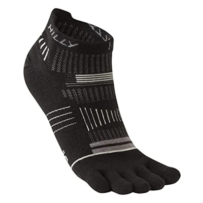 Image de Hilly Toes Socklet Min Cushioning Chaussettes de Course, ElecBl/MidBl/Blanc, XL Mixte