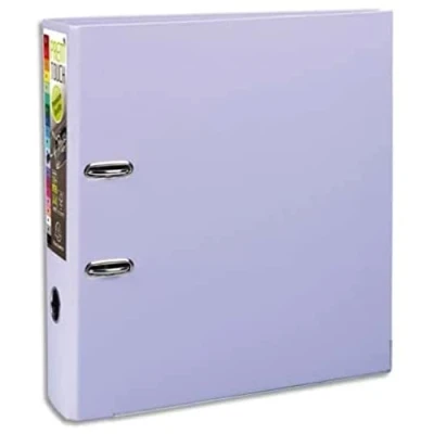 Image de Exacompta Réf. 53307E 1 classeur à levier A4 Maxi Prem&#039;Touch Dos de 80 mm Mécanique Dimensions extérieures : 32 x 30 8 cm Format classer Coloris Lilas