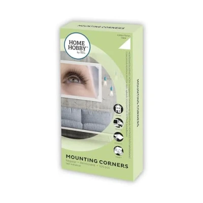 Image de HomeHobby by 3L Mounting Squares Permanent Adhesive, Clear, 75mm