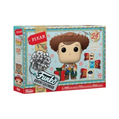 Image de Funko Advent Calendar: Pixar 2024 Collection Calendrier de L&#039;avent 24 Jours Surprise Mini figurine en Vinyle à Collectionners Boîte Mystère Idée Cadeau