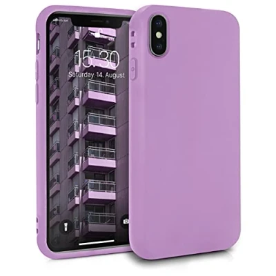 Image de MyGadget Coque pour iPhone XS Max Case TPU Souple &amp; Soft Cover Protection Extra Fine Légère Étui Coloré Anti Choc et Rayures Lila