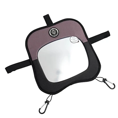 Image de Rétroviseur de bébé &#039;Baby View Mirror&#039; Noir/Gris