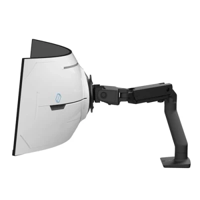 Image de Ergotron Bras pour Moniteur de Jeu HX VHD, Support Bureau Mono écran 1000R incurvés Ultra Larges jusqu&#039;à 57