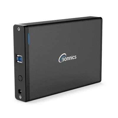Image de Sonnics 4TB USB 3.0 Externe Durs Disques pour Xbox ONE/PS4/Fenêtres PC/Mac, Noir