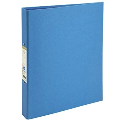 Image de Exacompta réf. 54982E 1 Classeur rigide rembordé Forever 2 anneaux ronds diamètre 30 mm Dos 40 Dimensions extérieures : 32 x 26 cm Format à classer A4 Coloris bleu clair
