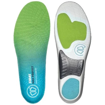 Image de Sidas Max Protect Activ Slim Semelles Multisport Mixte Adulte, Vert, FR : XS (Taille Fabricant XS:35 36)