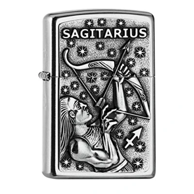 Image de Zippo, 2006505, PL AA8207 SagitariusTierkr. V19 Briquet en Laiton, Design, 5,83,81,2