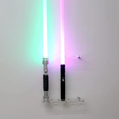 Image de WANLIAN Support mural vertical pour sabre laser d&#039;épée compatible avec la plupart des sabres (5 pantalons transparents)