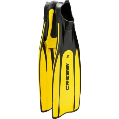 Image de Cressi Pro Star Palmes de plongée Adulte Unisexe, Jaune, Taille 45/46