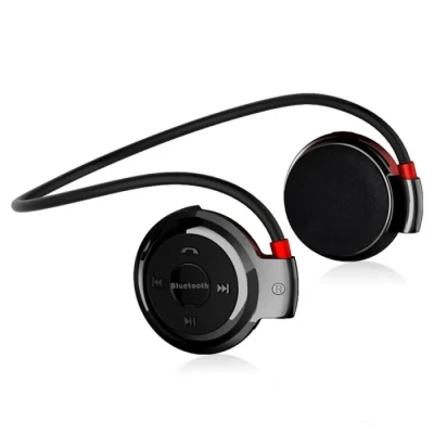Image de Casque Bluetooth Écouteurs Sans Fil Fm Autonomie 10 Heures Batterie Lithium Noir + SD 4Go YONIS Neuf