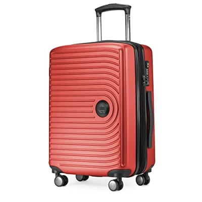 Image de Hauptstadtkoffer Mitte Bagage à Main 55X40X23, TSA, 4 Roulettes, Valise de Voyage, Rigide, Main, Cabine, Rouge