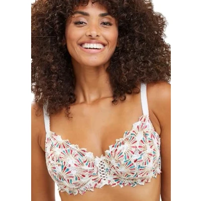 Image de SANS COMPLEXE Arum Mosaic Soutien Gorge, Imprime Graphique Aurore, 95C Femme