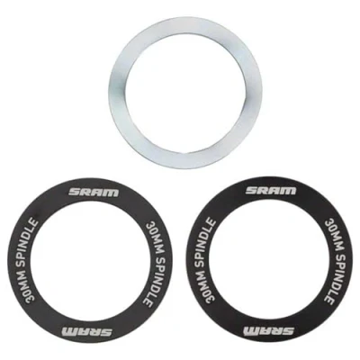 Image de SRAM BBS012 Bouclier de pédalier/Assemblage rondelle ondulée Adulte Unisexe, Le Noir, Taille Unique