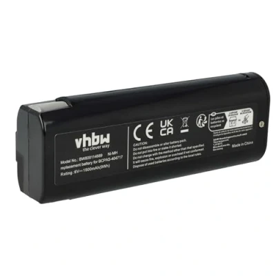 Image de vhbw 1x Batterie Compatible avec Paslode Impulse IM350 Nail Gun, IM45 CW, IM45GN, IM50 F18 Outil électrique (1500 mAh, NiMH, 6 V)