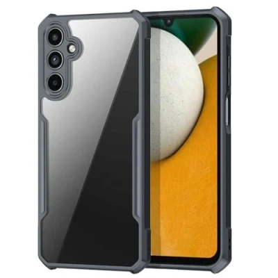Image de TECHGEAR Fusion Armor Coque de protection hybride robuste avec dos transparent pour Samsung Galaxy A05s Noir