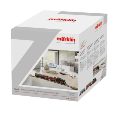 Image de Märklin Einsteiger Startpackung Lokomotive, Wagen, Gleise, Steuerung Kit de démarrage pour modélisme, Simple, 81701, Trace Z, 18 x 1.2 1.8 cm