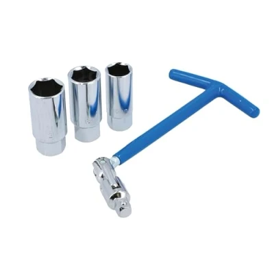 Image de Laser 8373 Lot de 4 Douilles pour Bougie d&#039;allumage avec poignée en T 3/8&quot; D