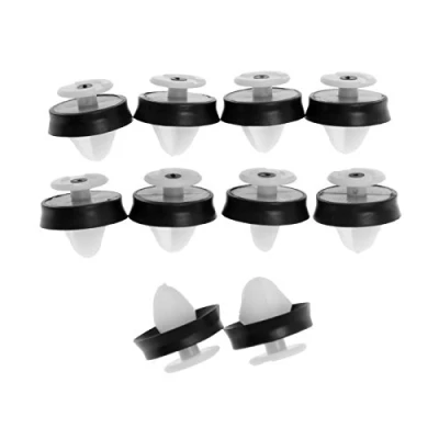 Image de 10pcs Panneau de Porte Garniture Clips intérieur Compatible avec Citroën C2 C8 C3 C4 Picasso, Agrafe Intérieure pour voiture Kit rivet fixation, Plastique