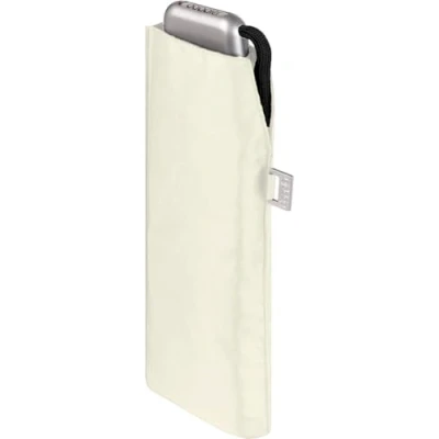 Image de Doppler Parapluie de poche en acier carbone slim uni Format pratique Léger 22 cm, Beige harmonieux, 90 cm