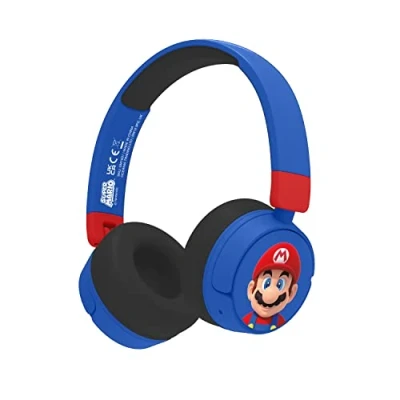 Image de OTL Technologies SM1001 Super Mario Casque sans Fil pour Enfant Bleu