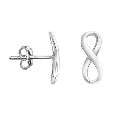 Image de SOFIA MILANI Boucles d&#039;Oreilles pour Femme en Argent 925 avec Motif Forme de Clous d&#039;Infini 20471
