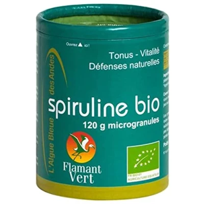 Image de Flamant Vert Spiruline Algue Bleue des Andes 120 g Microgranules