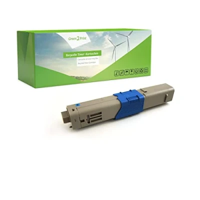 Image de Green2Print Toner Cyan 1500 Pages remplace OKI 46508715 pour MC363DN, MC363, C332DNW, C332DN, C332