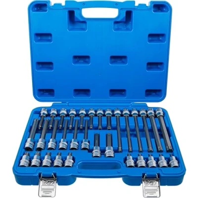 Image de BGS 5182 Jeu de douilles à embouts carré femelle 12,5 mm (1/2&quot;) profil T (pour Torx) 32 pièces