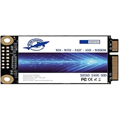 Image de Dogfish SSD Msata 240Go Interne d&#039;un Disque à l&#039;état Solide De Bureau Portable Haute Performance Lecteur Dur (240Go)