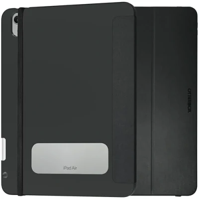 Image de Coque OtterBox React Folio pour iPad Air 11&quot; M2 (2024)/iPad 10.9&quot; (2022/2020), Antichoc, Anti Chute, étui de Protection Fin, testé Selon Les Normes Militaires, Noir