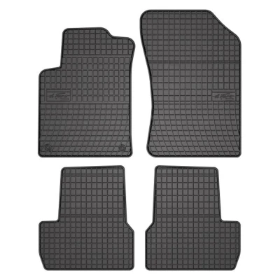 Image de FROGUM 0642 Ensemble de tapis sol Caoutchouc avant et arrière 4 noir Sur mesure CITROËN: C3 II