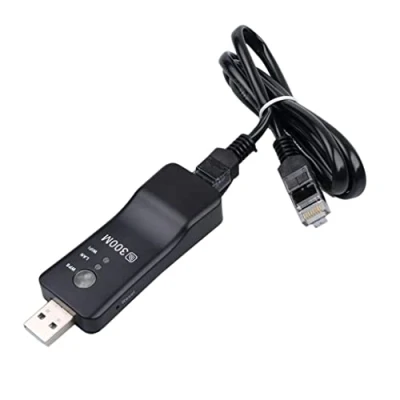 Image de adaptateur Wi Fi sans fil, réseau pour TV, UWA BR100 USB LAN WLAN, adaptateurs double bande fil